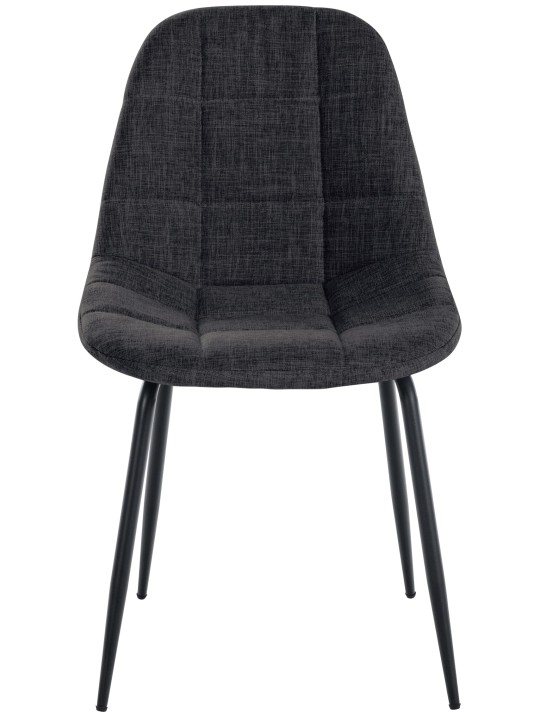 Set van 2 stoel Tom stof, donkergrijs Set van 2 stoel Tom stof, donkergrijs
