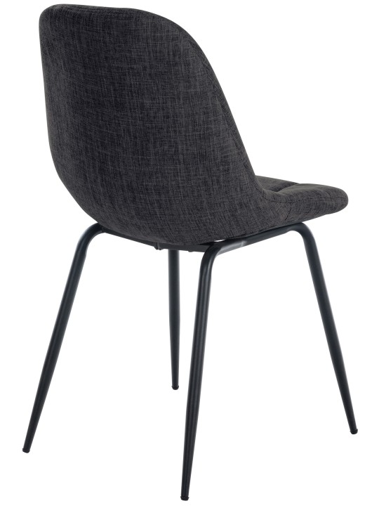 Set van 2 stoel Tom stof, donkergrijs Set van 2 stoel Tom stof, donkergrijs