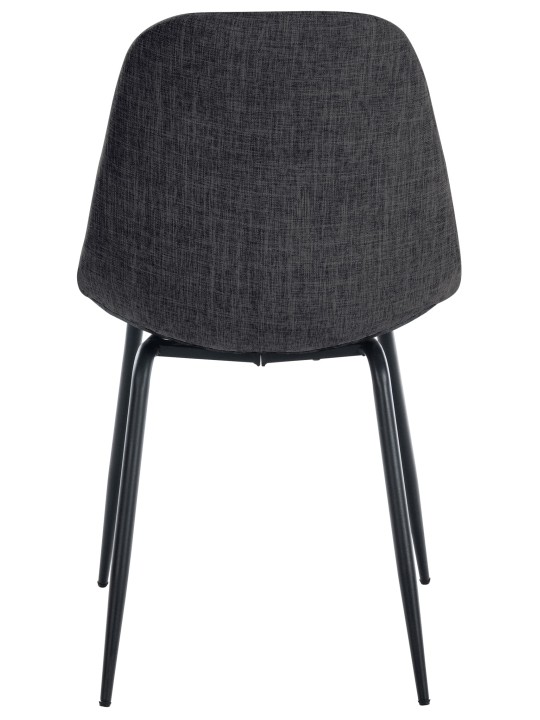 Set van 2 stoel Tom stof, donkergrijs Set van 2 stoel Tom stof, donkergrijs