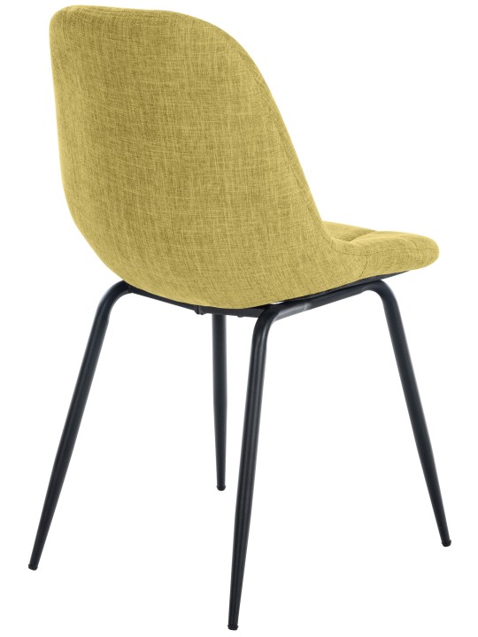 Set van 2 stoel Tom stof, lichtgroen Set van 2 stoel Tom stof, lichtgroen