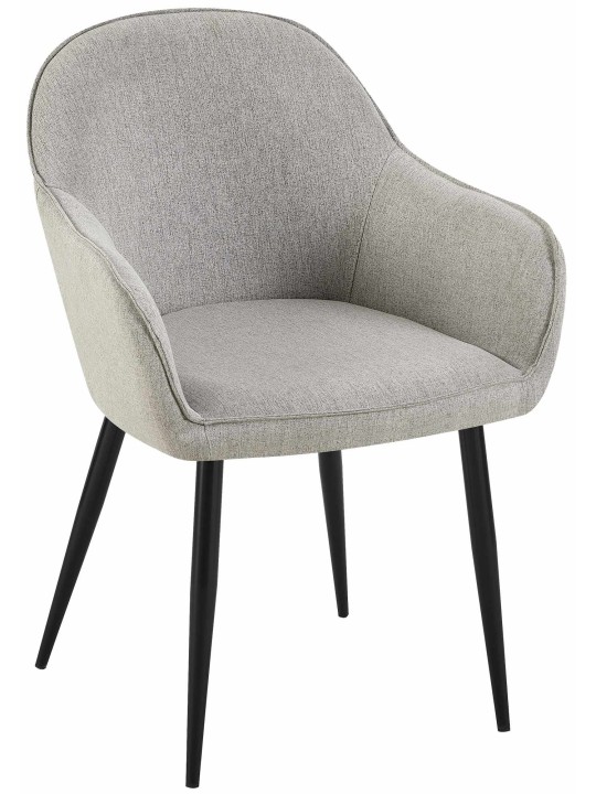 Eetkamerstoel Boise stof, grijs Eetkamerstoel Boise stof, grijs