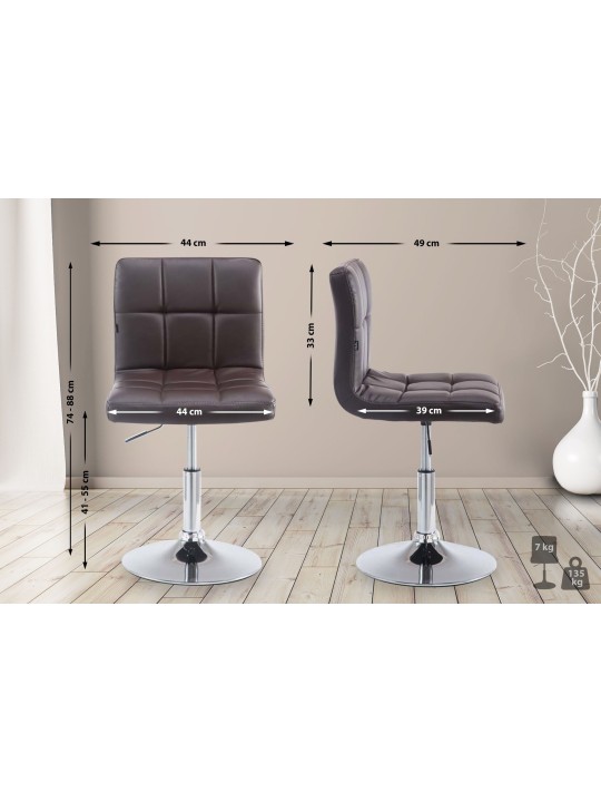 Palma Ligstoel V2, bruin