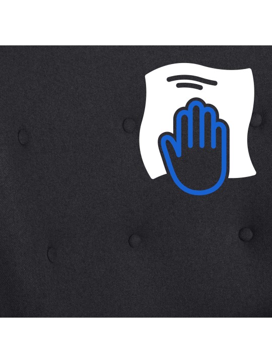 Stoel Sanka stof, zwart Stoel Sanka stof, zwart