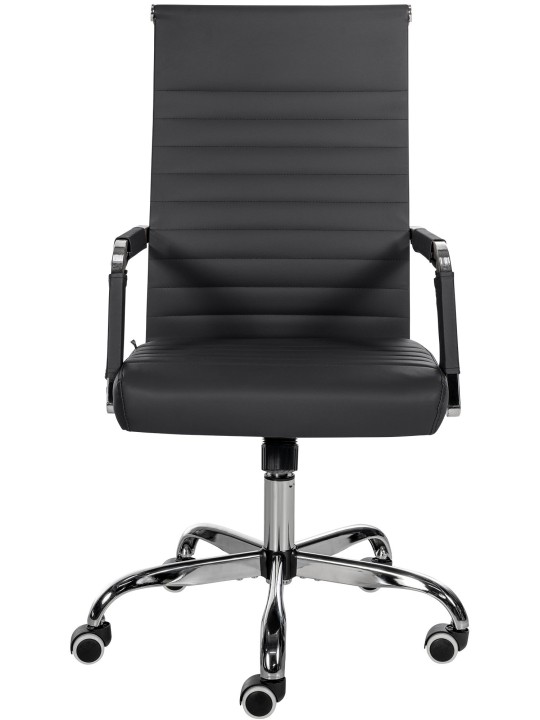 Bureaustoel Amadora kunstleer, zwart