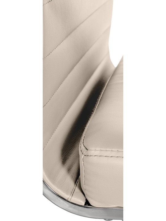 Bureaustoel Amadora kunstleer, crème