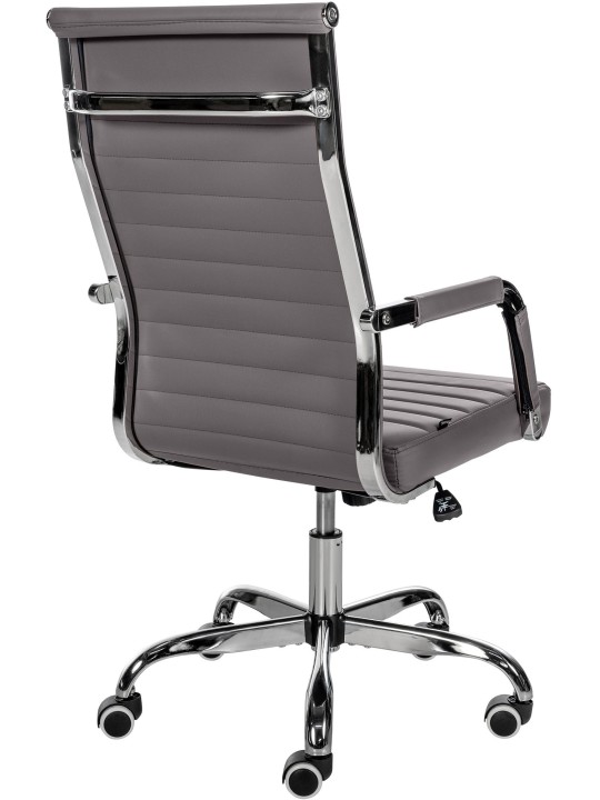 Bureaustoel Amadora kunstleer, grijs Bureaustoel Amadora kunstleer, grijs