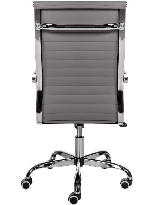 Bureaustoel Amadora kunstleer, grijs Bureaustoel Amadora kunstleer, grijs