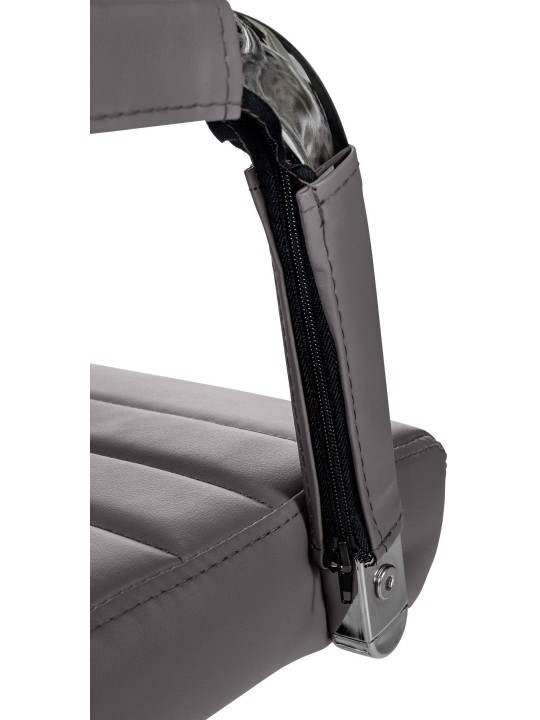 Bureaustoel Amadora kunstleer, grijs Bureaustoel Amadora kunstleer, grijs