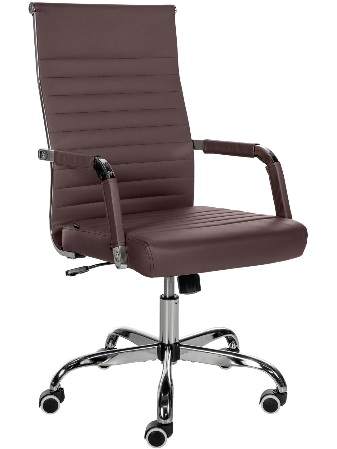 Bureaustoel Amadora kunstleer, bruin