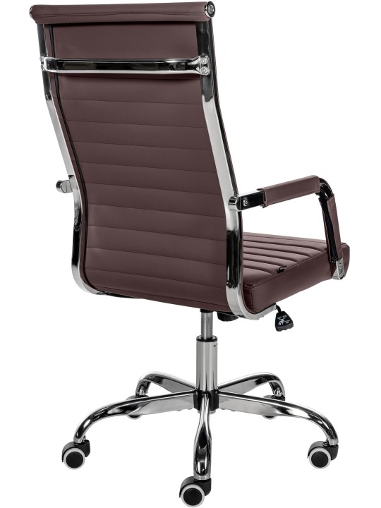 Bureaustoel Amadora kunstleer, bruin Bureaustoel Amadora kunstleer, bruin