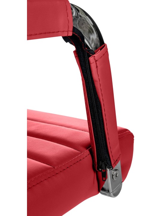 Bureaustoel Amadora kunstleer, rood