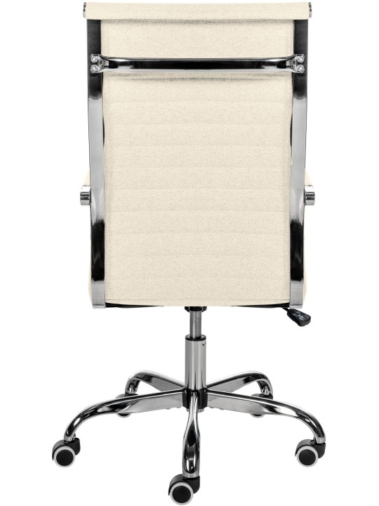 Bureaustoel Amadora stof, crème