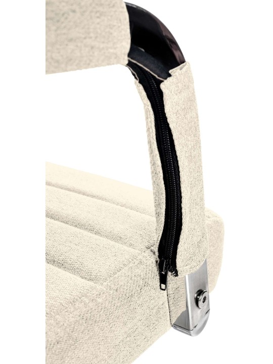 Bureaustoel Amadora stof, crème