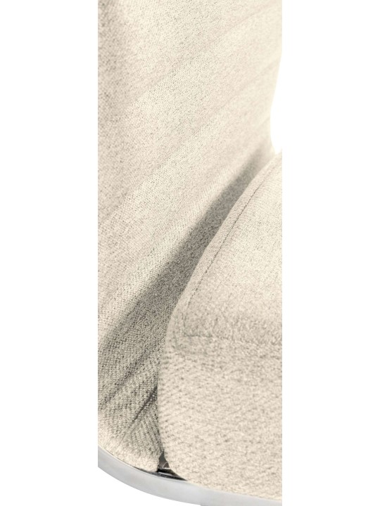 Bureaustoel Amadora stof, crème