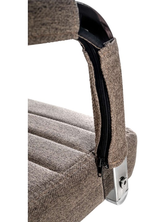 Bureaustoel Amadora stof, taupe