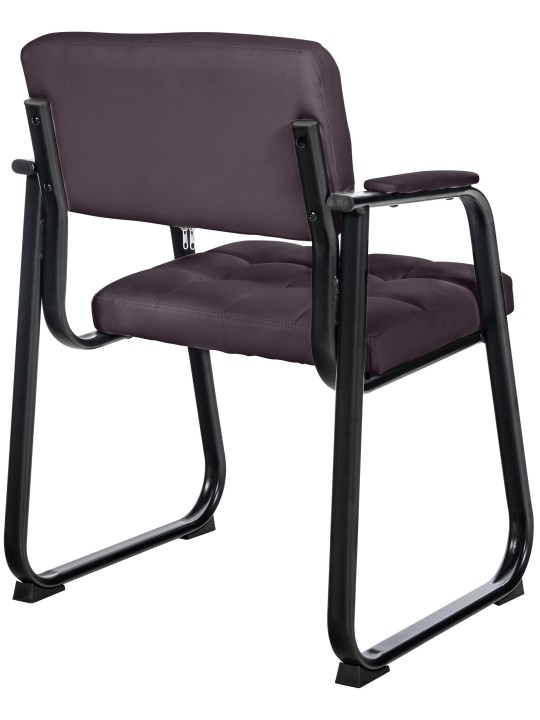 Bezoekersstoel Canada B kunstleer, bruin Bezoekersstoel Canada B kunstleer, bruin