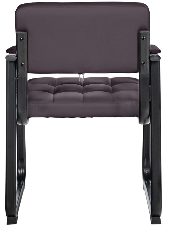 Bezoekersstoel Canada B kunstleer, bruin Bezoekersstoel Canada B kunstleer, bruin