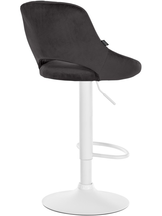 Barkruk Milet fluweel, zwart Barkruk Milet fluweel, zwart