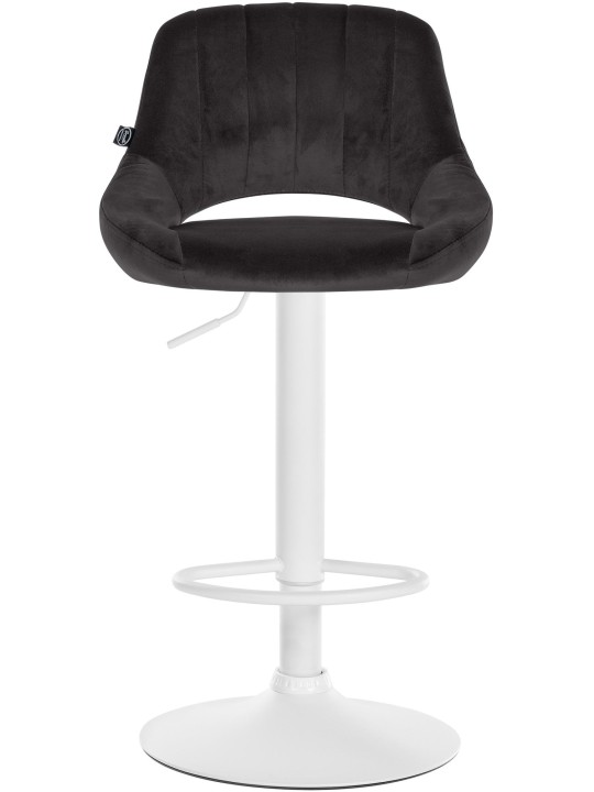 Barkruk Milet fluweel, zwart Barkruk Milet fluweel, zwart