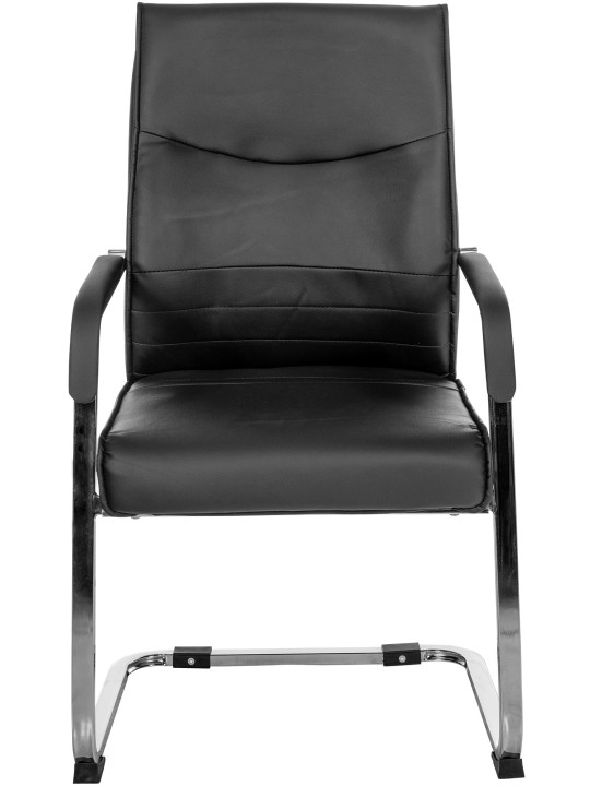 Set van 2 bezoekersstoelen Hobart, zwart Set van 2 bezoekersstoelen Hobart, zwart