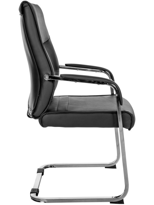 Set van 2 bezoekersstoelen Hobart, zwart Set van 2 bezoekersstoelen Hobart, zwart