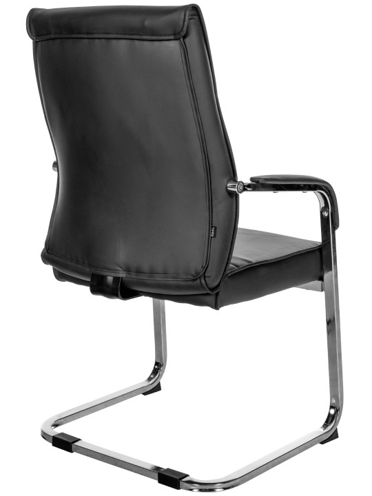 Set van 2 bezoekersstoelen Hobart, zwart Set van 2 bezoekersstoelen Hobart, zwart