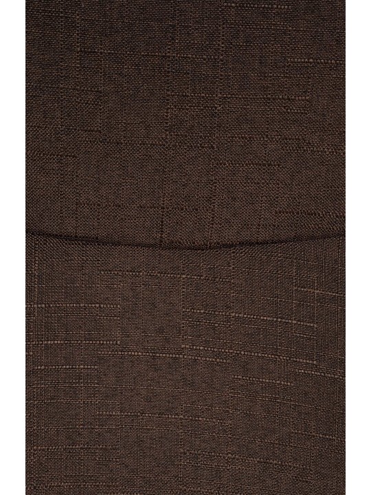 Set van 2 bezoekersstoelen Hobart stof, bruin Set van 2 bezoekersstoelen Hobart stof, bruin