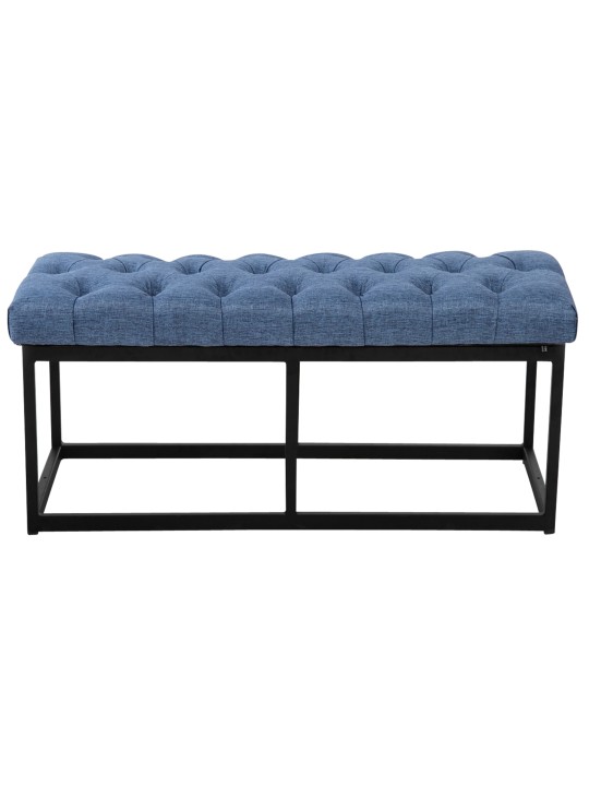 Bank Amun stof 100 cm, blauw Bank Amun stof 100 cm, blauw