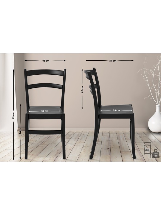 Voorzitter Tiffany, zwart Voorzitter Tiffany, zwart