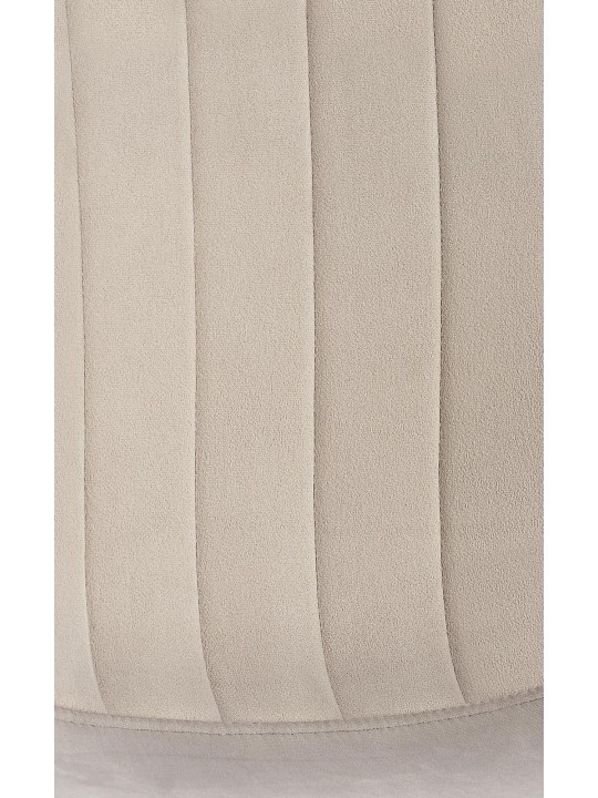 Baxter fluwelen eetkamerstoel, grijs