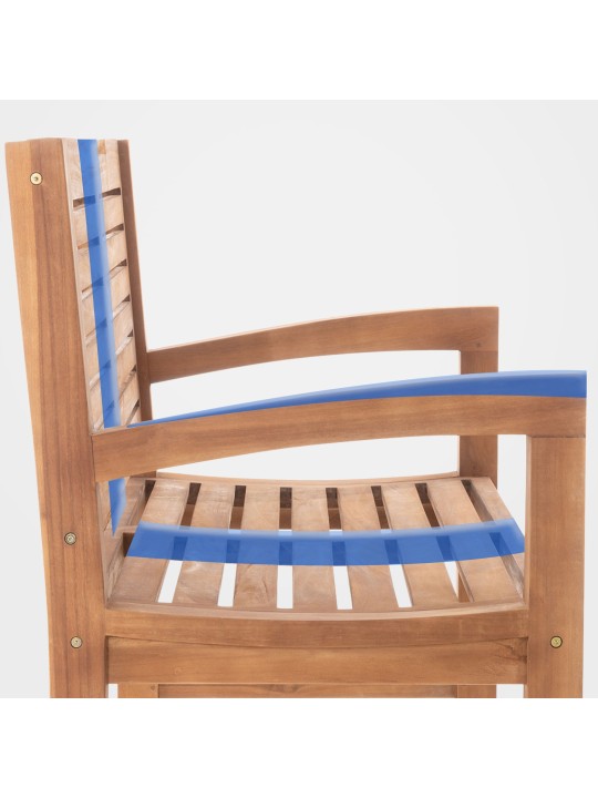 Teakhouten bank Halden 120 cm met deksel, teak