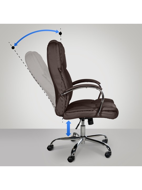 Bureaustoel BIG Xanthos, bruin