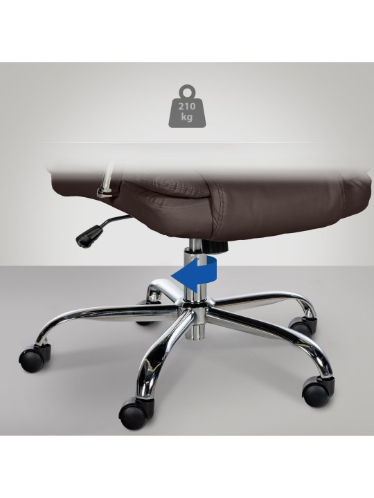 Bureaustoel BIG Xanthos, bruin