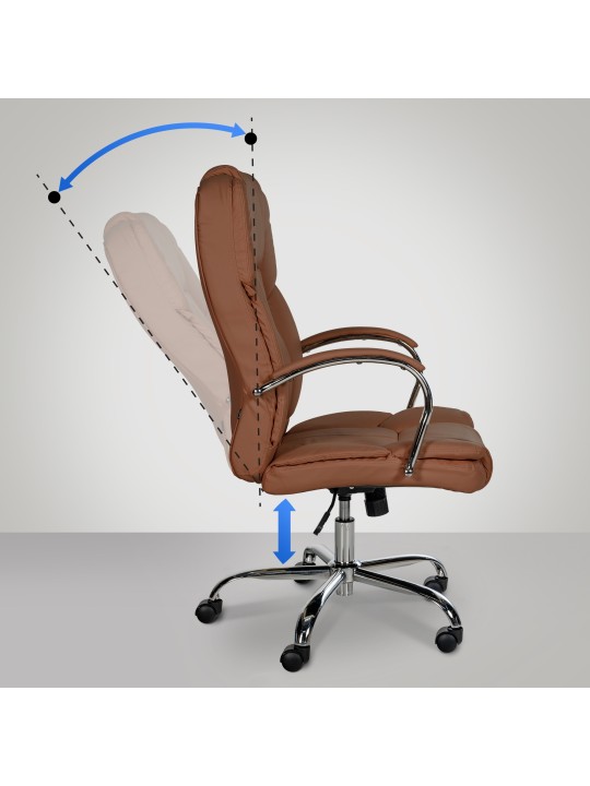 Bureaustoel BIG Xanthos, lichtbruin Bureaustoel BIG Xanthos, lichtbruin