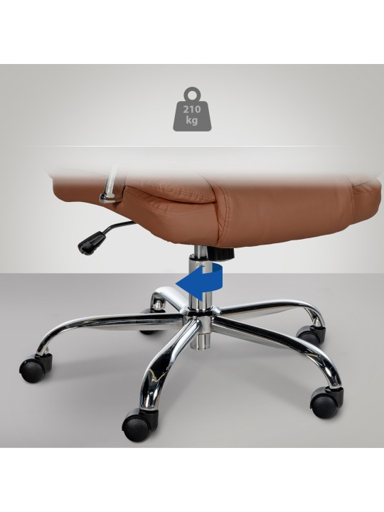 Bureaustoel BIG Xanthos, lichtbruin Bureaustoel BIG Xanthos, lichtbruin