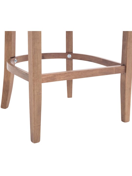 Barkruk Lakewood stof, antiek licht, taupe