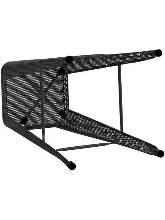 Barkruk Fletcher, zwart