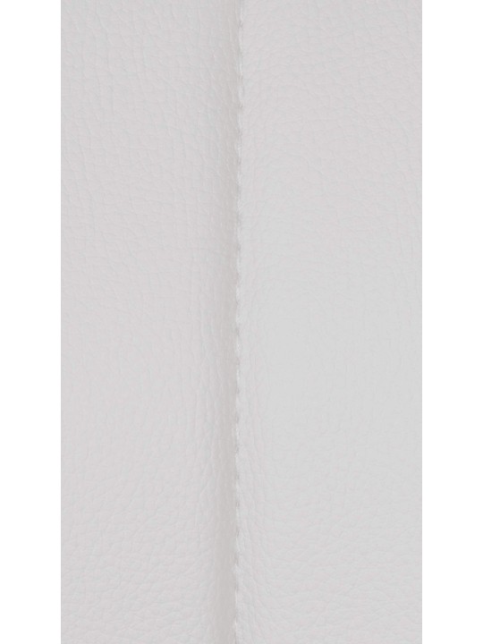 Barkruk Milet kunstleer chroom, wit