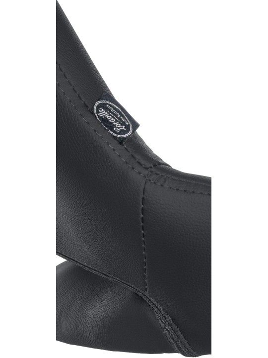 Barkruk Milet kunstleer, zwart