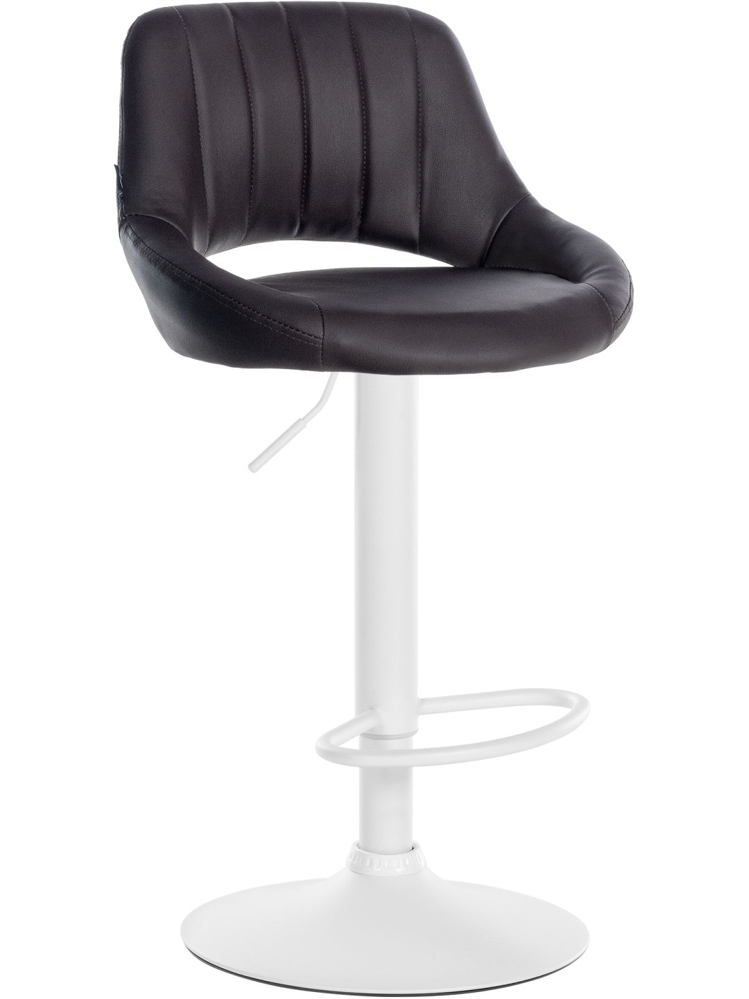 Barkruk Milet kunstleer, bruin