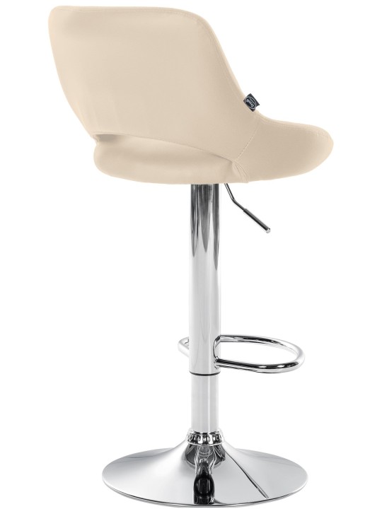 Set van 2 barkrukken Milet kunstleer C, crème