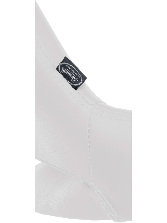 Set van 2 barkrukken Milet kunstleer C, wit