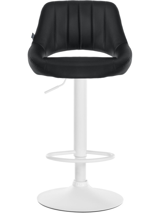 Set van 2 barkrukken Milet kunstleer W, zwart