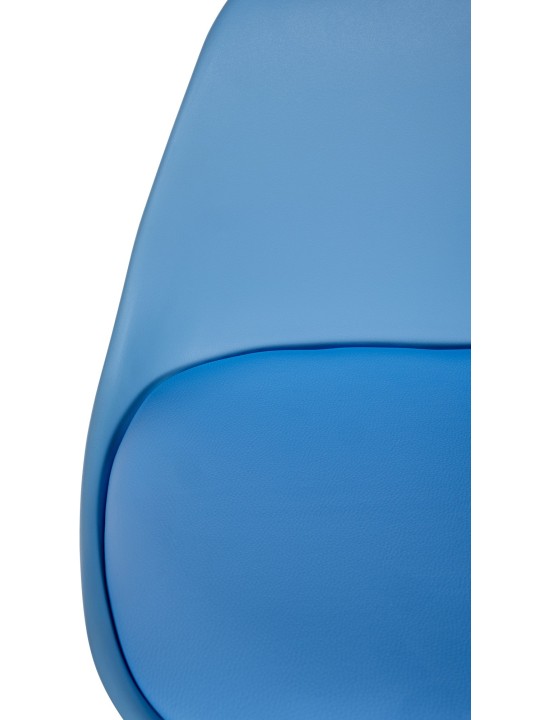 Barkruk Corbin kunstleer Vierkant, blauw