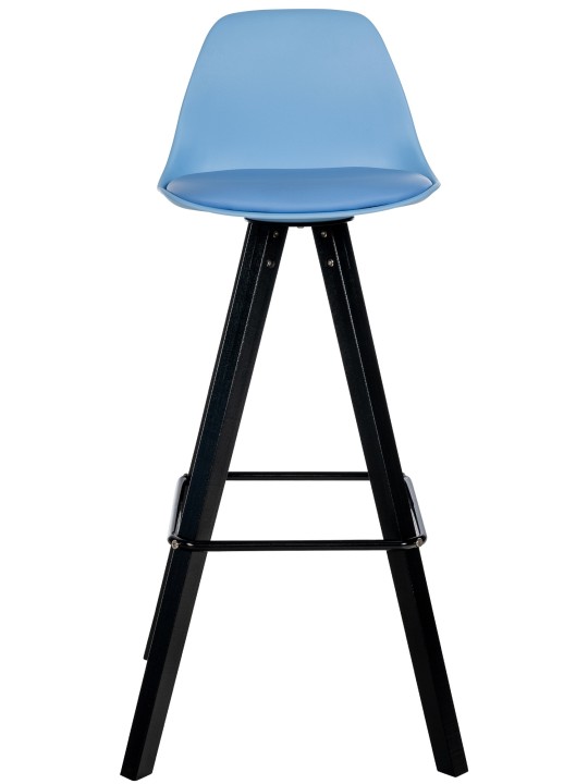 Barkruk Corbin kunstleer Vierkant, blauw