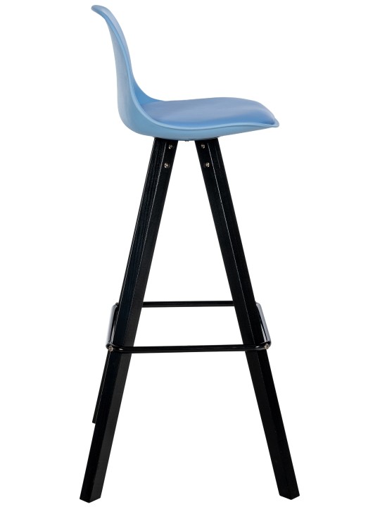 Barkruk Corbin kunstleer Vierkant, blauw