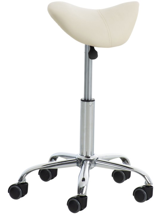 Set van 2 werkkrukken Reno kunstleer, crème Set van 2 werkkrukken Reno kunstleer, crème