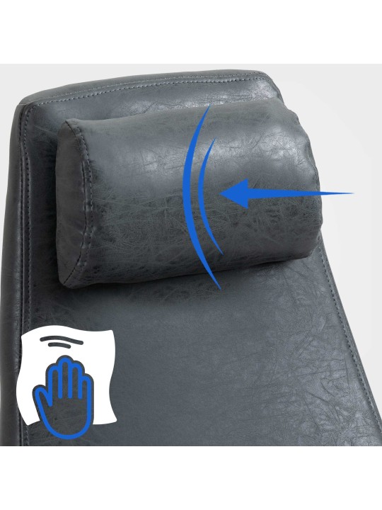 Bureaustoel Pocatello, antiek zwart