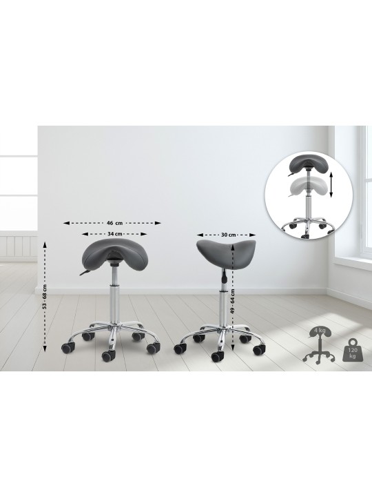 Werkkruk Reno, grijs