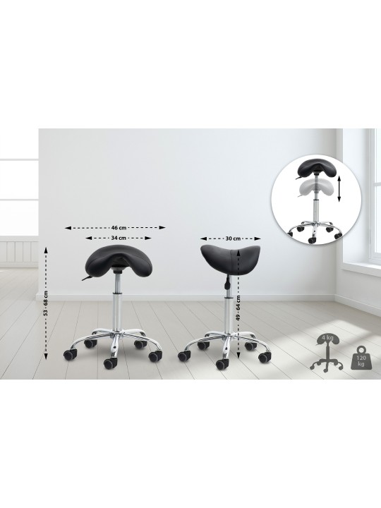 Werkkruk Reno, zwart Werkkruk Reno, zwart